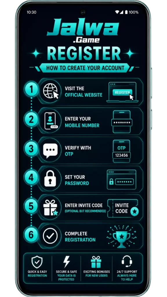 jalwa game register